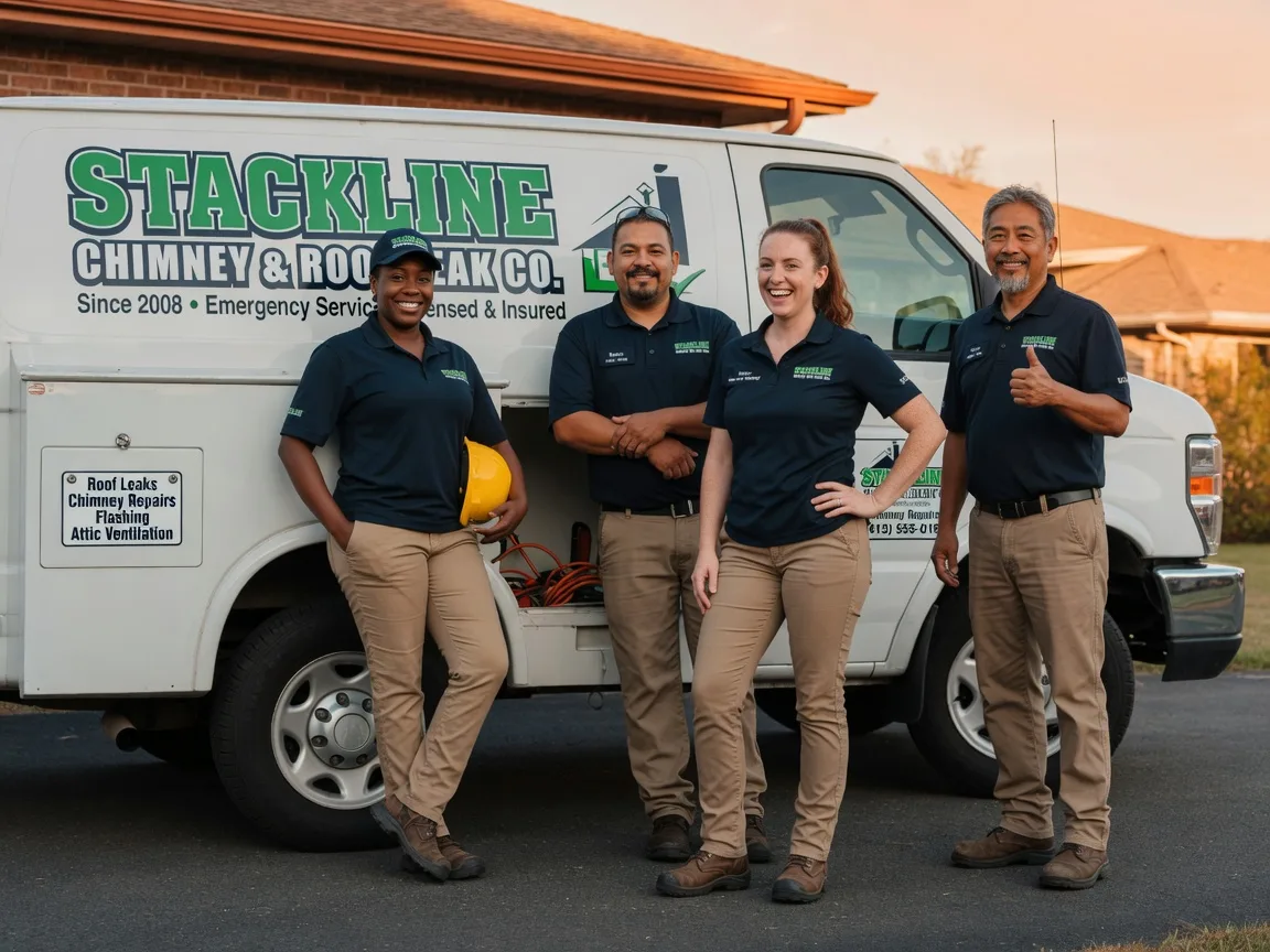 Chimney flashing repair company in La Harpe, KS
